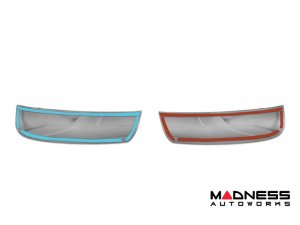 FIAT 500L Rear Bumper Cover - Chrome Stainless Steel - 2 Piece (2018-2020)